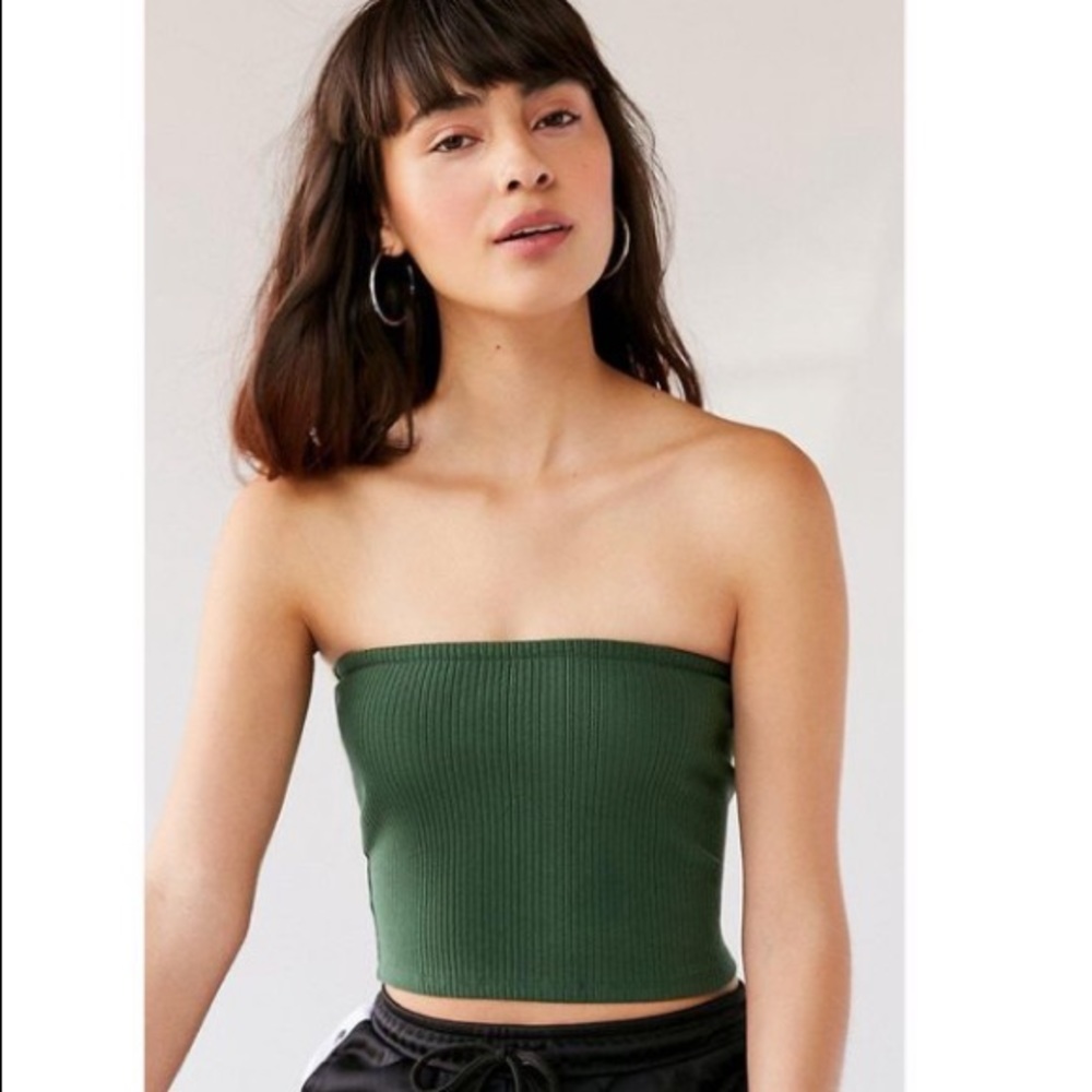 💚Urban Outfitters green tube top, NWT 💚 - Picture 3 of 5